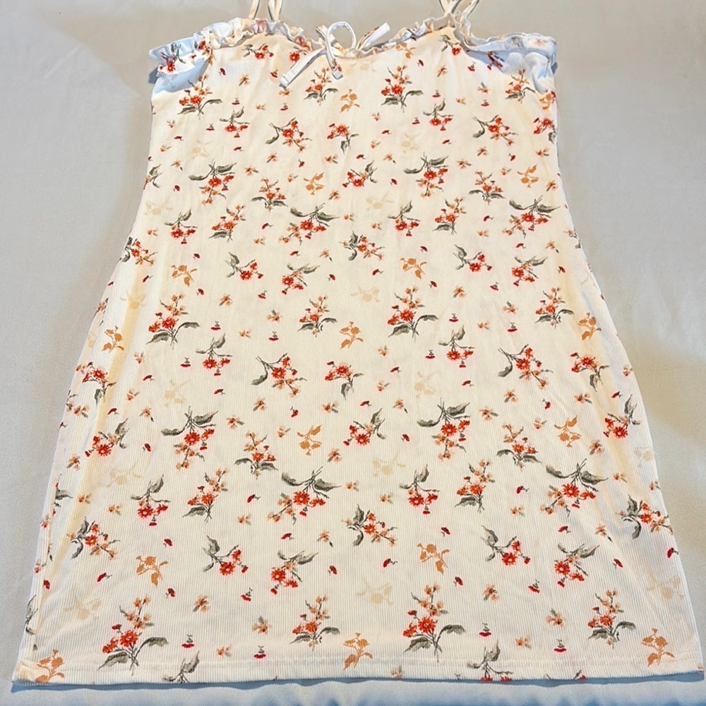 No Comment Floral Print Sleeveless Dress